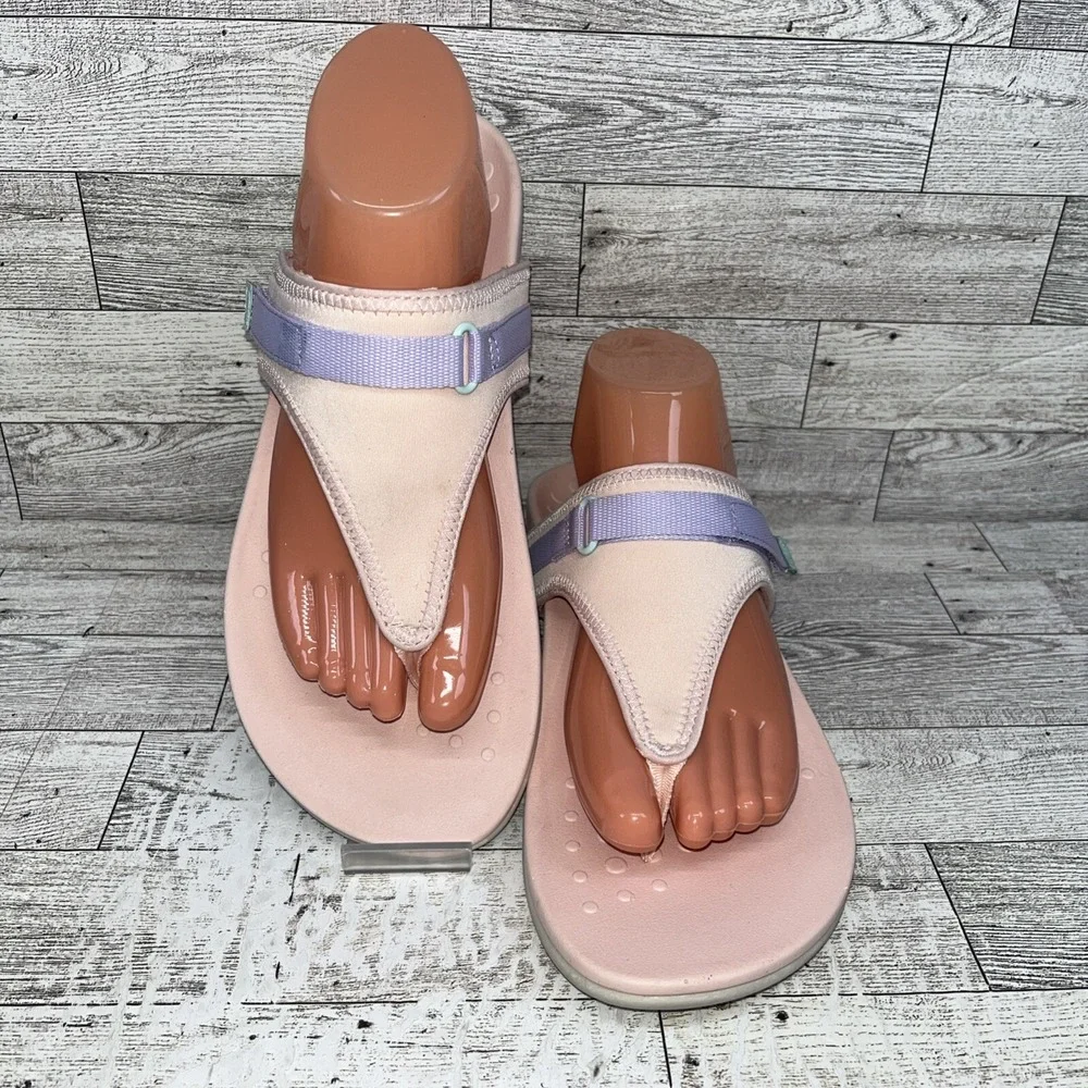 Vionic Tiffany T-Strap‎ Arch Support Comfort Slip On Sandals Women Size 10